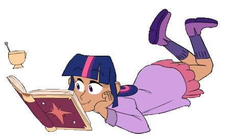 a girl reading and drinking tea